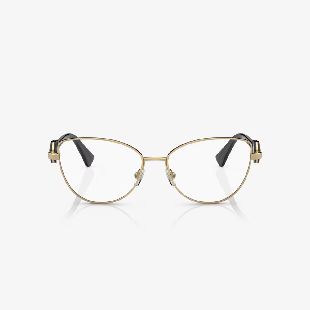 FIRM PRICE Authentic Versace 1284 Gold and Black Women's Glasses brand new - Picture 3 of 6
